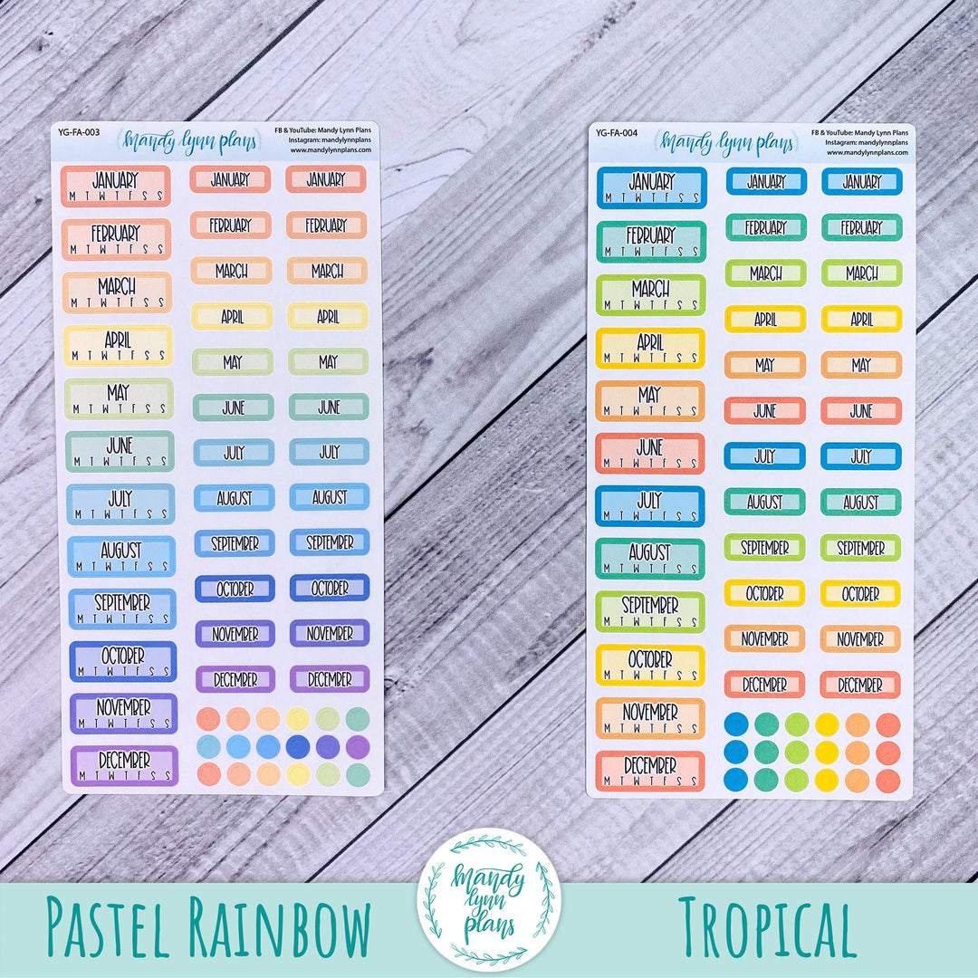 Hobonichi A6 Year at a Glance