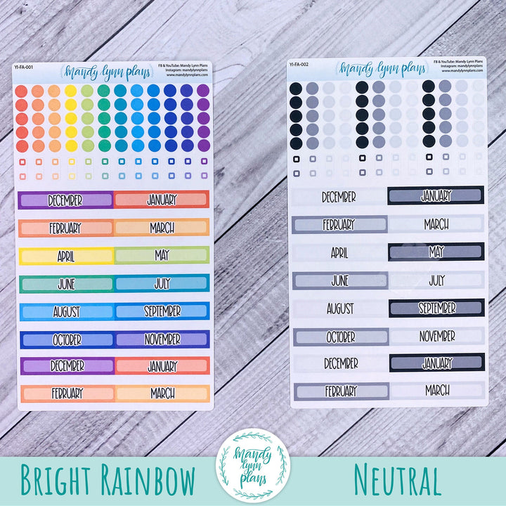 Hobonichi A6 Yearly Index