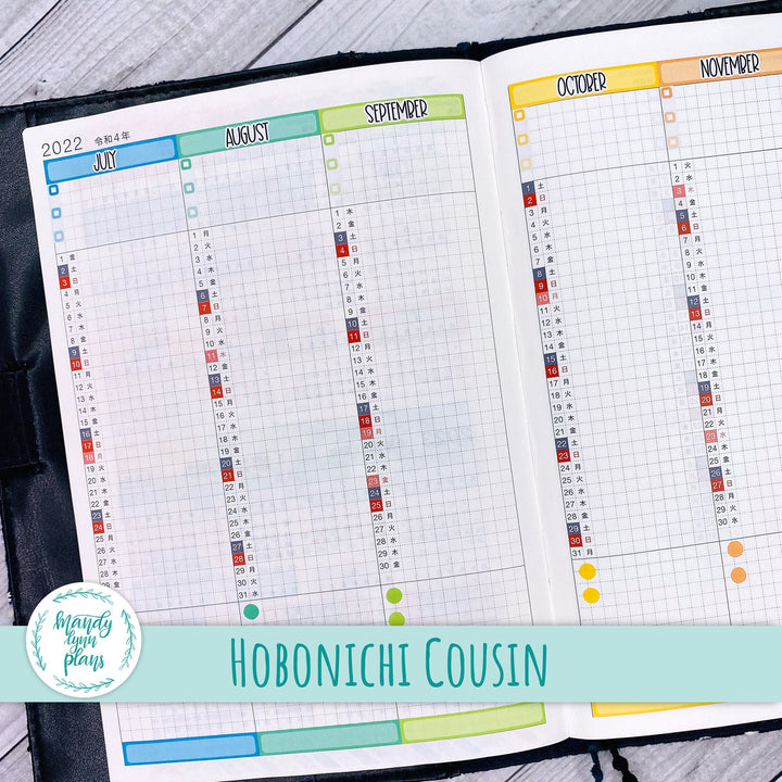 Hobonichi Cousin Yearly Index