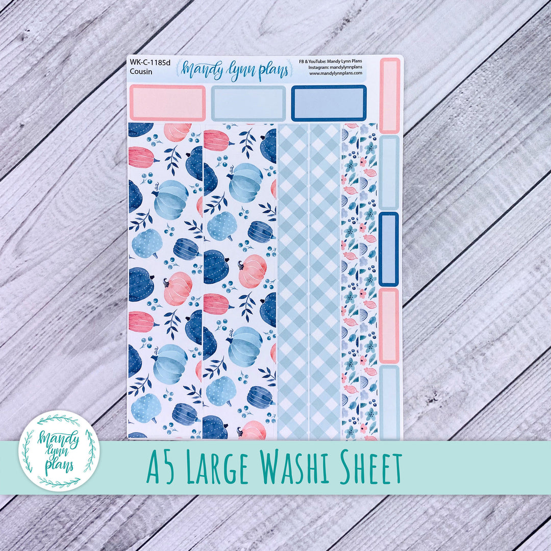 Pretty Pumpkins Large Washi Sheet || WK-C-1185D