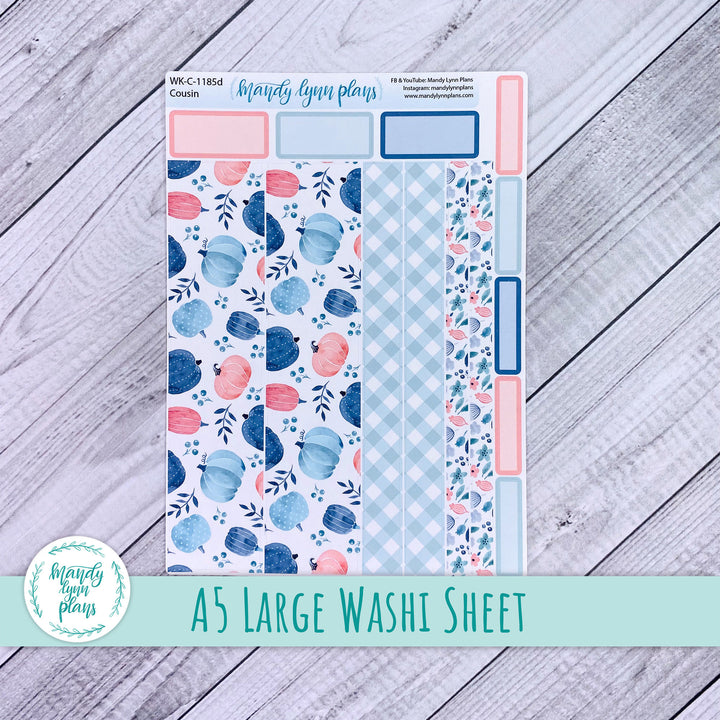 Pretty Pumpkins Large Washi Sheet || WK-C-1185D