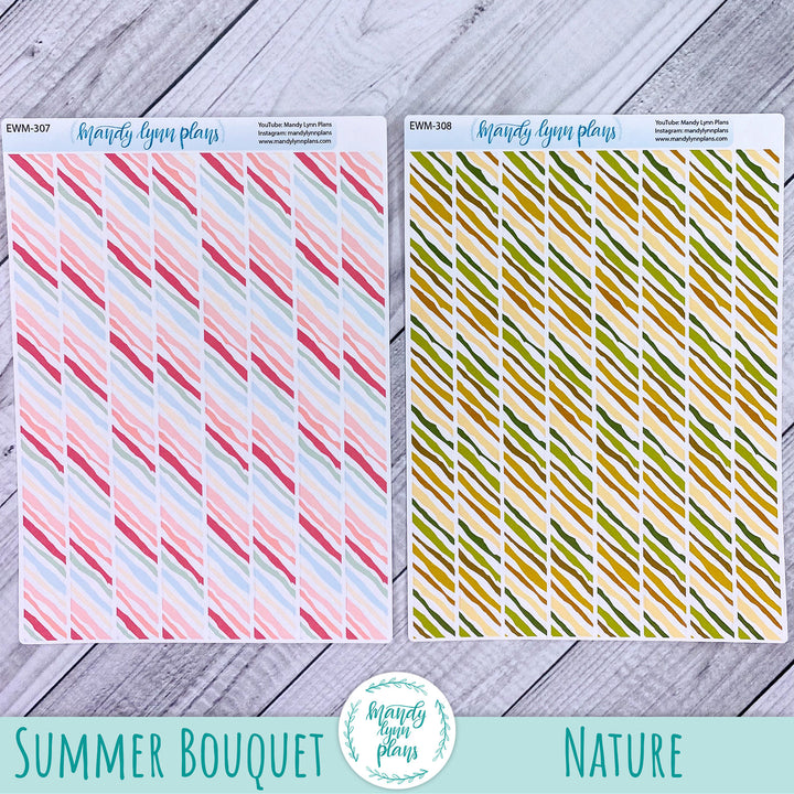 7x9 Striped Washi Strips
