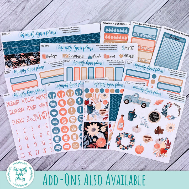 Fall Market Large Washi Sheet || WK-C-1191D