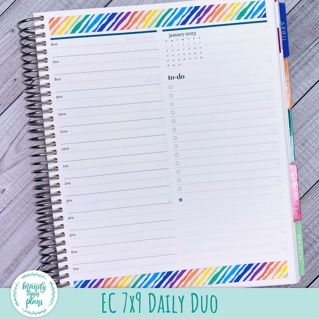 7x9 Striped Washi Strips