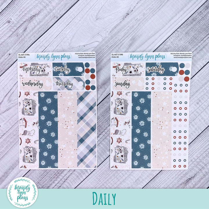 Hobonichi A6 Daily Kit || White Christmas || DL-A6T-3194