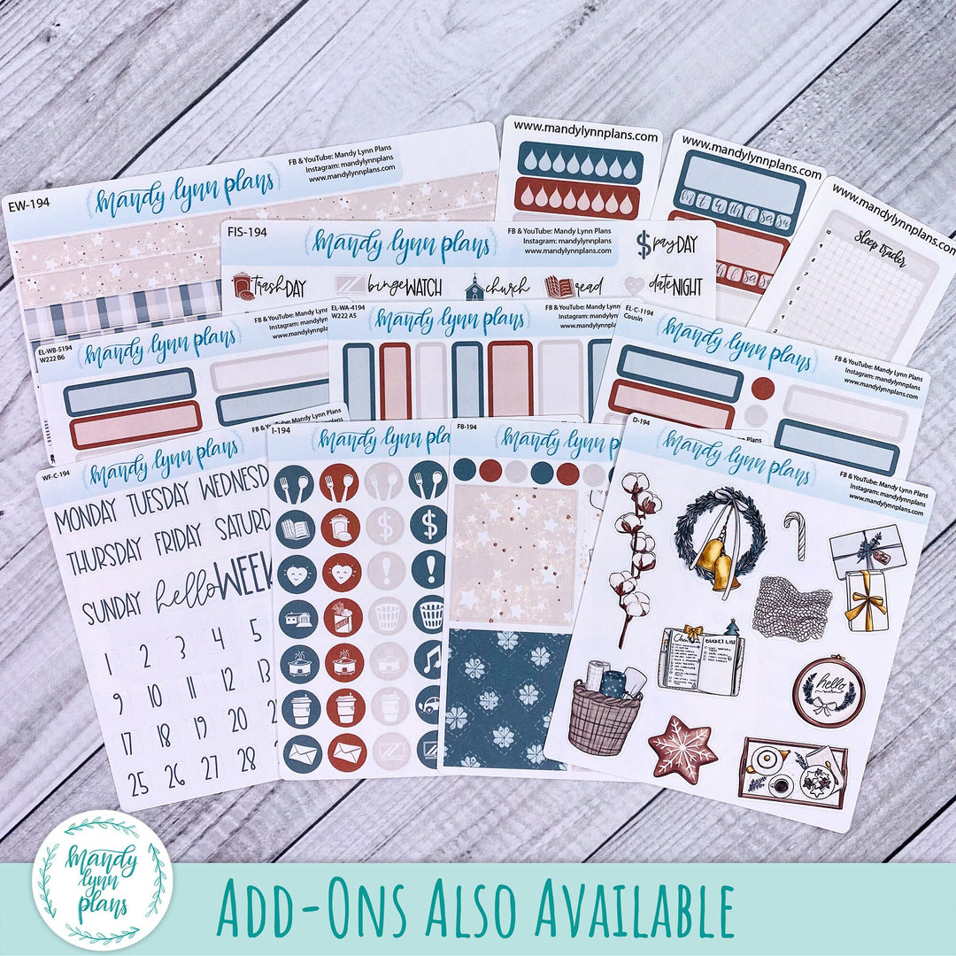 White Christmas Large Washi Sheet || WK-C-1194D