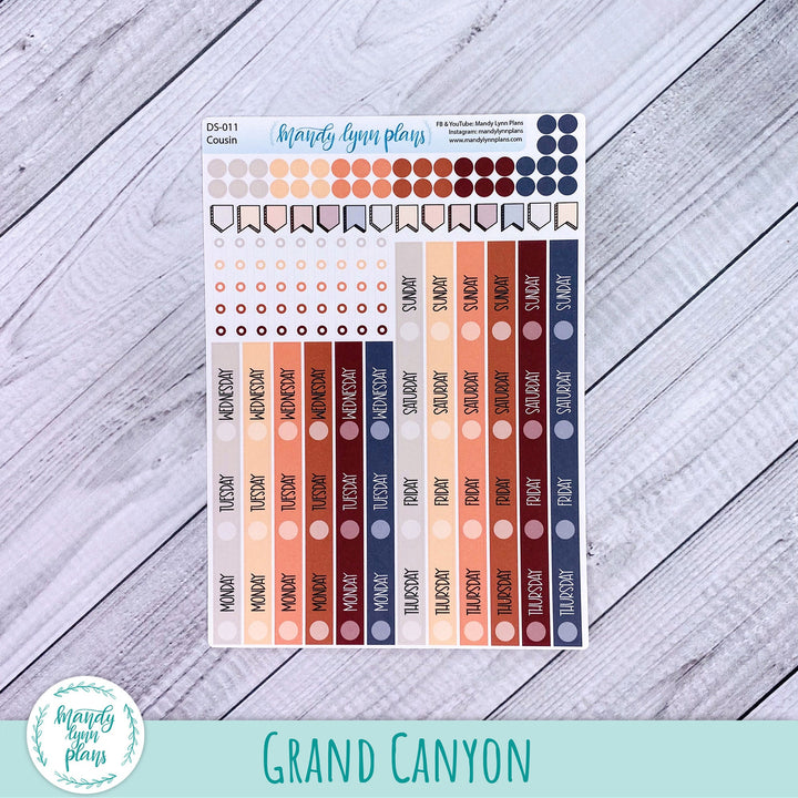 Hobonichi Cousin Weekly Date Cover Strips