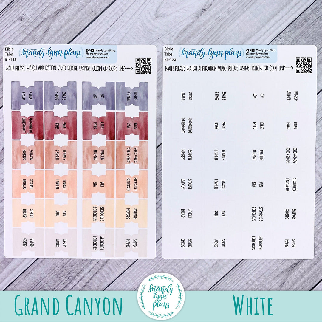 Watercolor Bible Tabs
