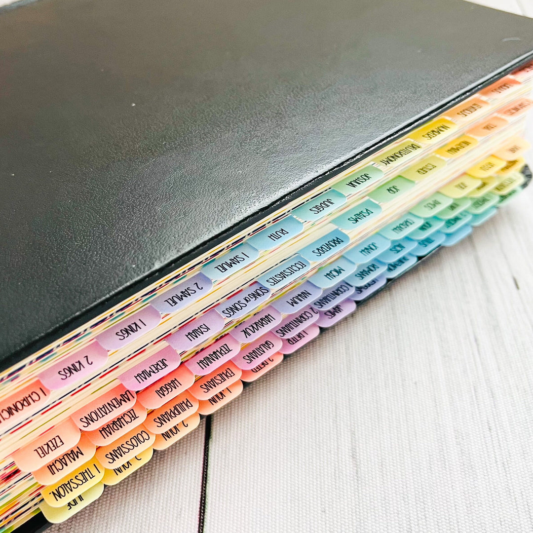 Watercolor Bible Tabs