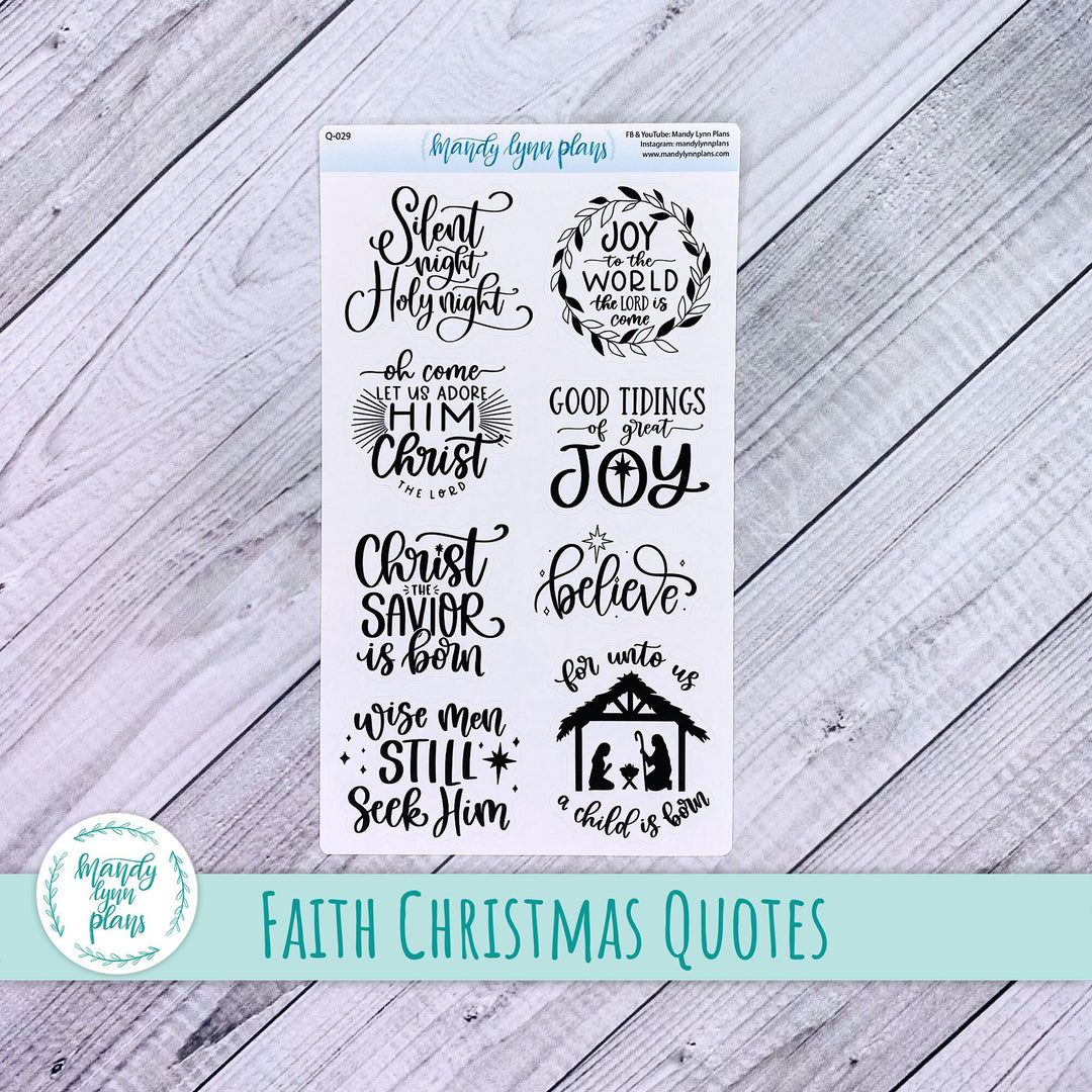 Faith Based Christmas Quotes || Q-029