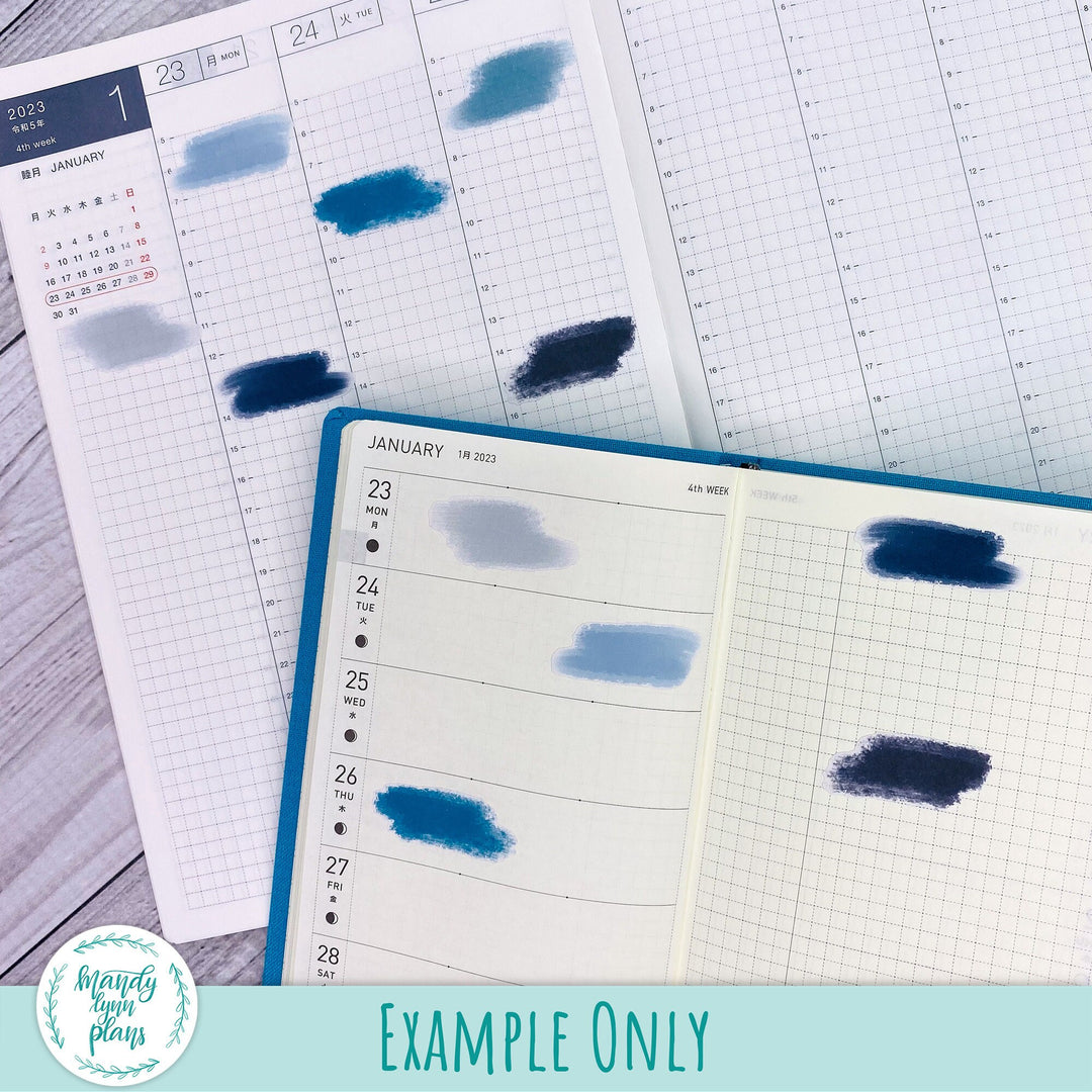 Large Paint Brush Swatches