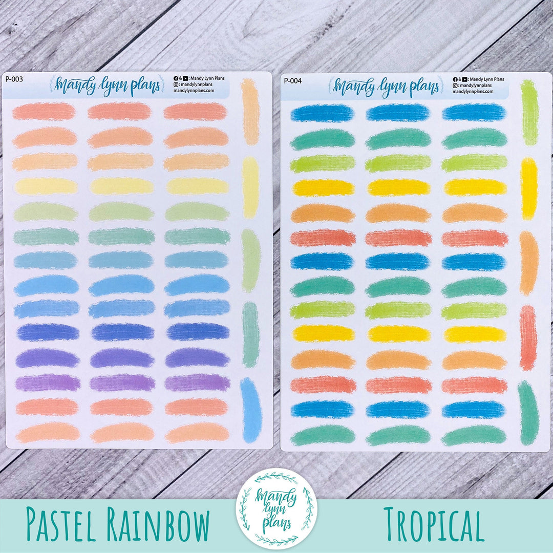 Small Paint Brush Swatches