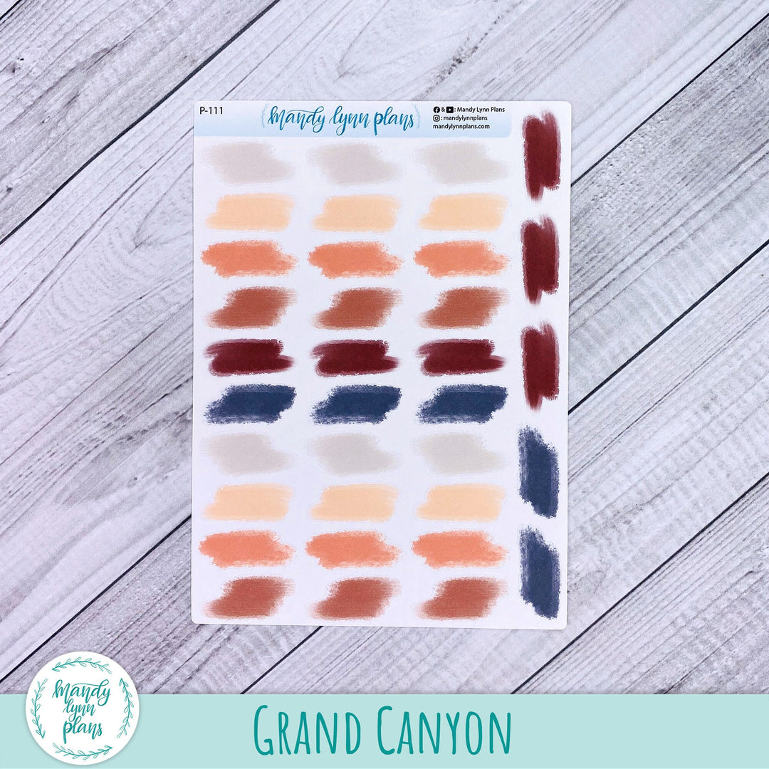 Large Paint Brush Swatches