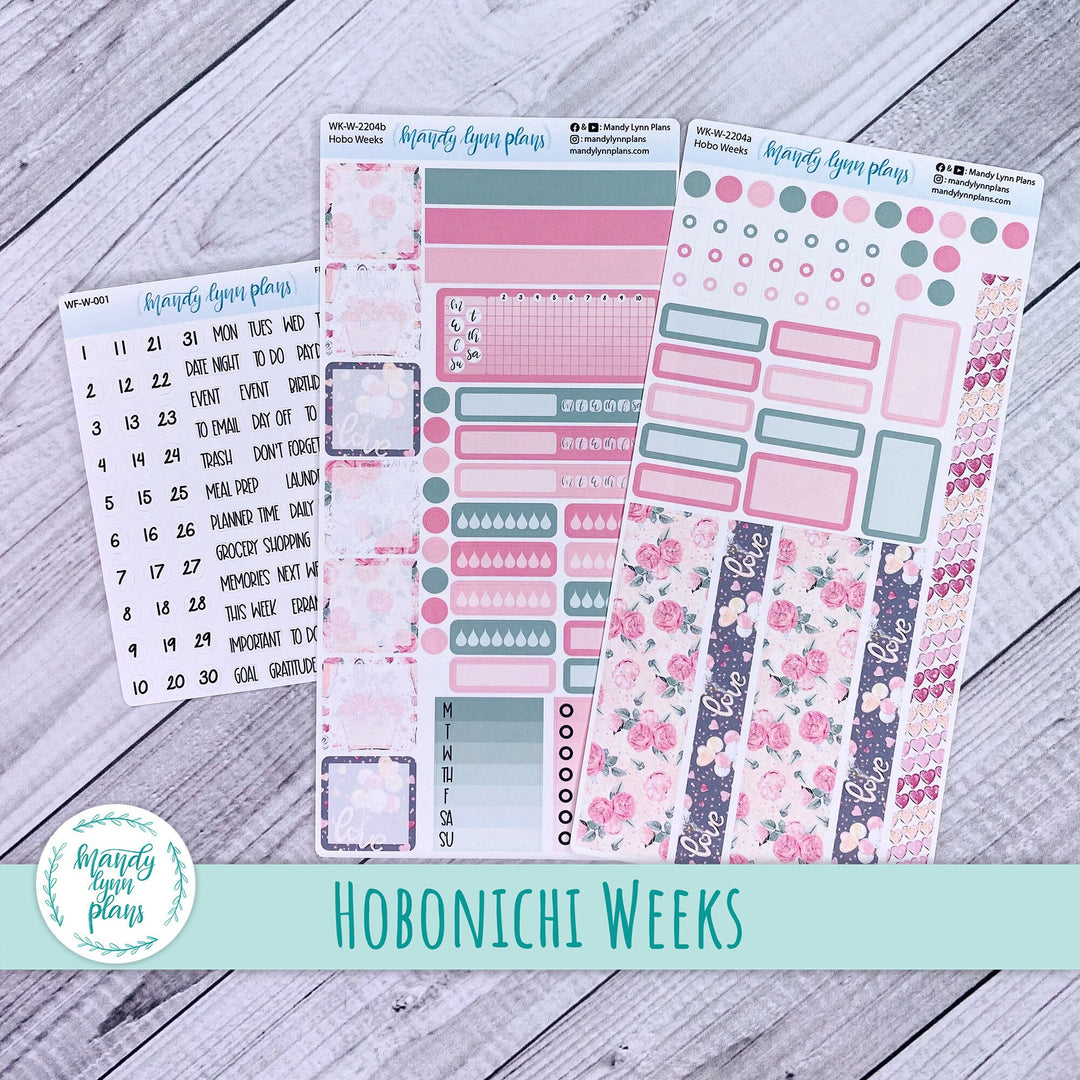 Hobonichi Weeks Weekly Kit || Love || WK-W-2204