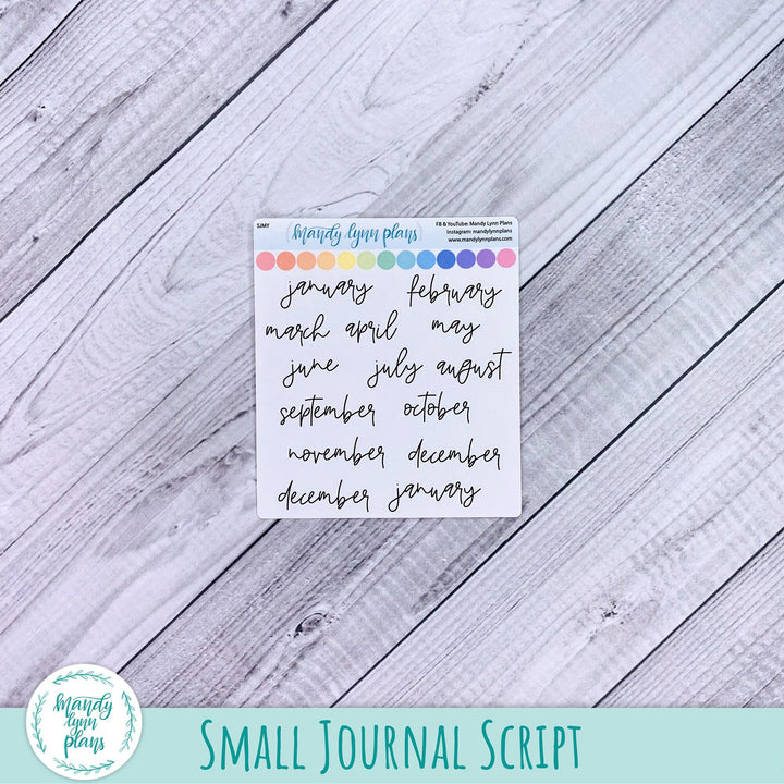 Months of the Year Scripts