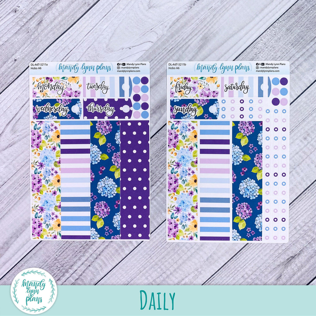 Hobonichi A6 Daily Kit || Hydrangeas || DL-A6T-3211