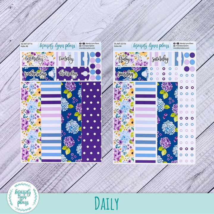 Hobonichi A6 Daily Kit || Hydrangeas || DL-A6T-3211