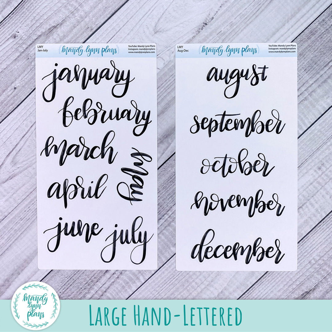 Months of the Year Scripts