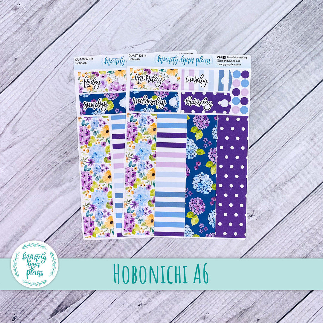 Hobonichi A6 Daily Kit || Hydrangeas || DL-A6T-3211