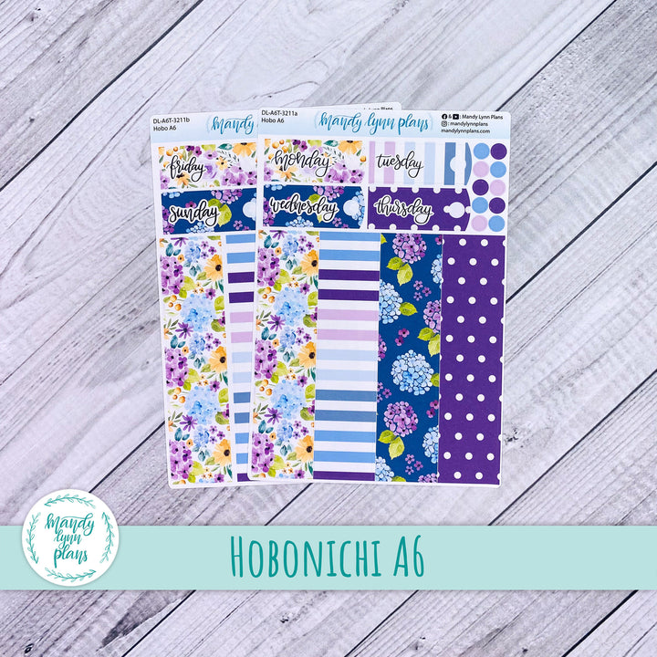 Hobonichi A6 Daily Kit || Hydrangeas || DL-A6T-3211
