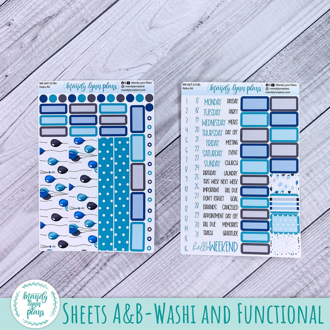 Hobonichi A6 Weekly Kit || Charming Balloons || WK-A6T-3218
