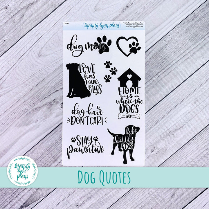 Dog Quotes || Q-032
