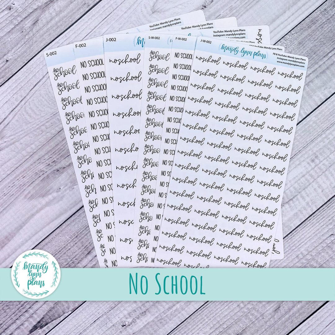 No School Scripts || 002