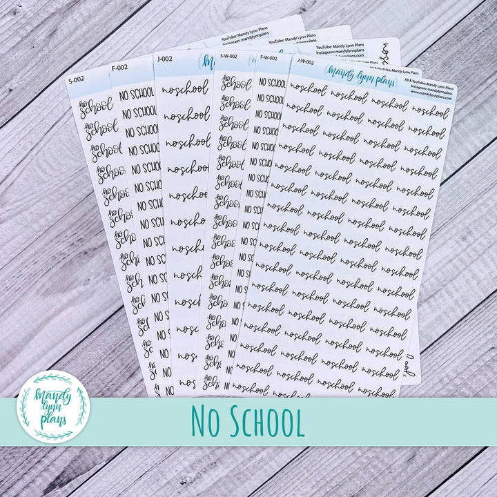 No School Scripts || 002