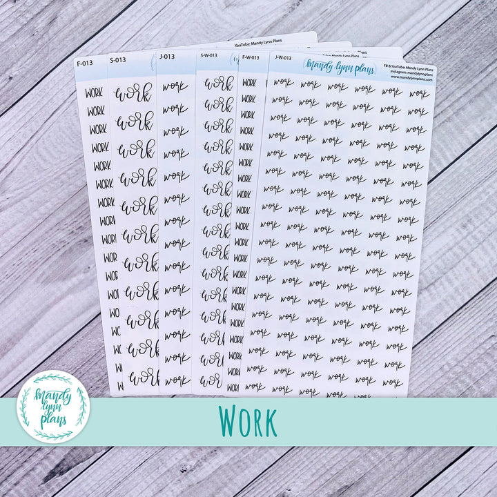Work Scripts || 013
