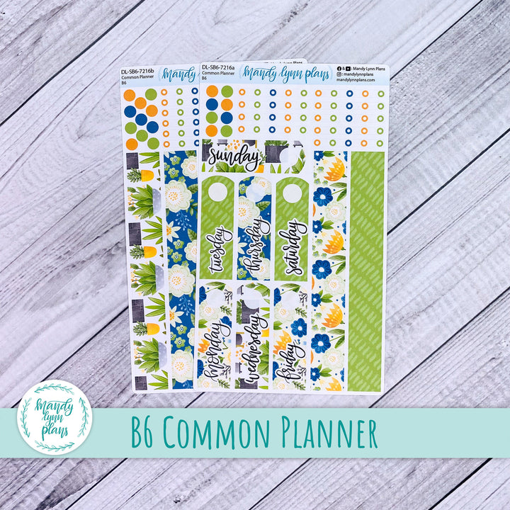 B6 Common Planner Daily Kit || In the Garden || DL-SB6-7216