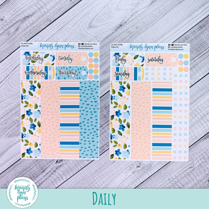 Hobonichi A6 Daily Kit || Happy Floral || DL-A6T-3220