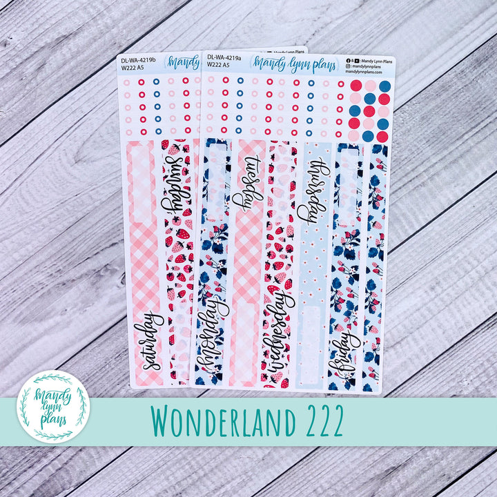 Wonderland 222 Daily Kit || Strawberries || 219