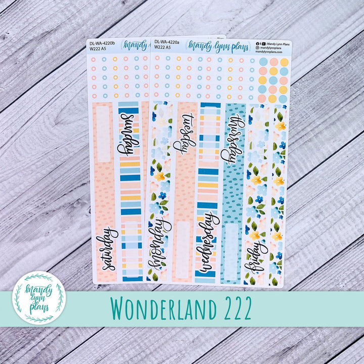Wonderland 222 Daily Kit || Happy Floral || 220