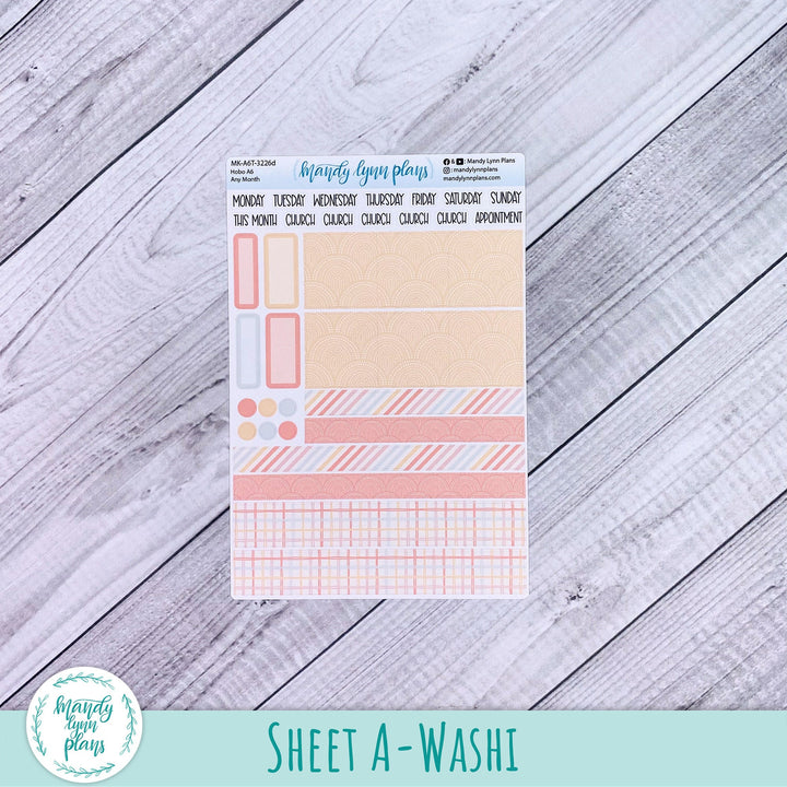 Any Month Hobonichi A6 Monthly Kit || Summer Vibes || MK-A6T-3226