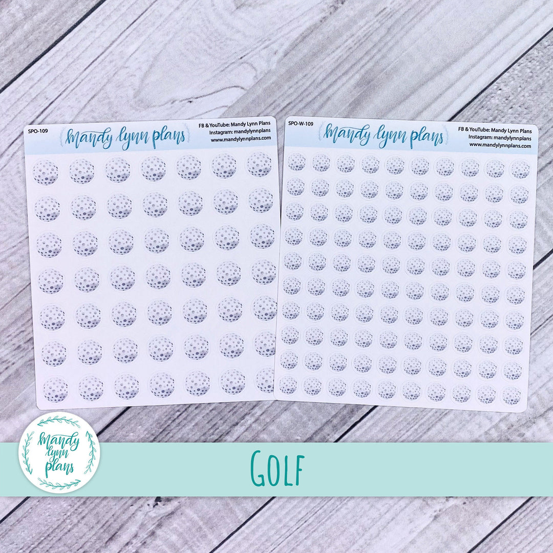 Golf Sports Stickers || 109