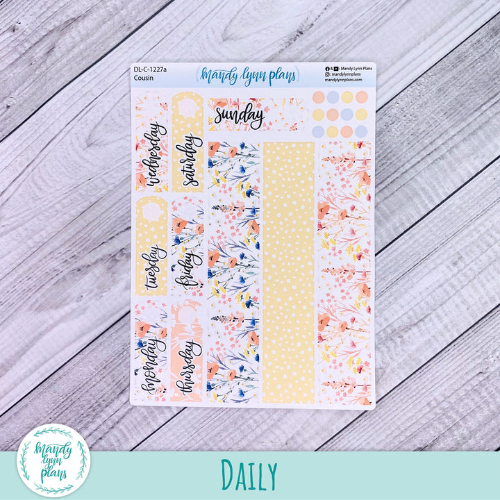Hobonichi Cousin Daily Kit || Wildflowers || DL-C-1227