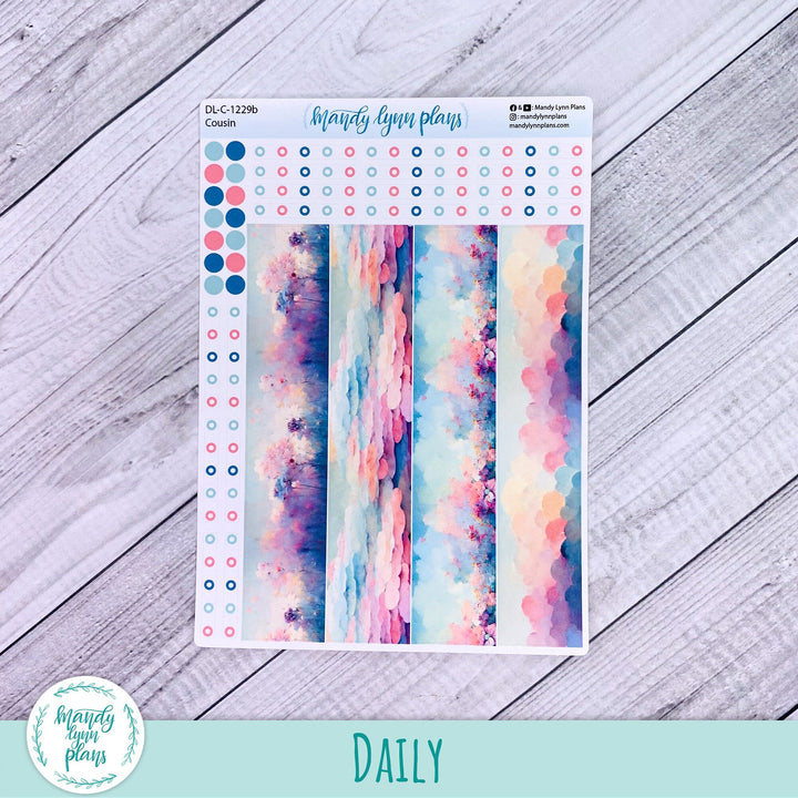 Hobonichi Cousin Daily Kit || Abstract Sky || DL-C-1229