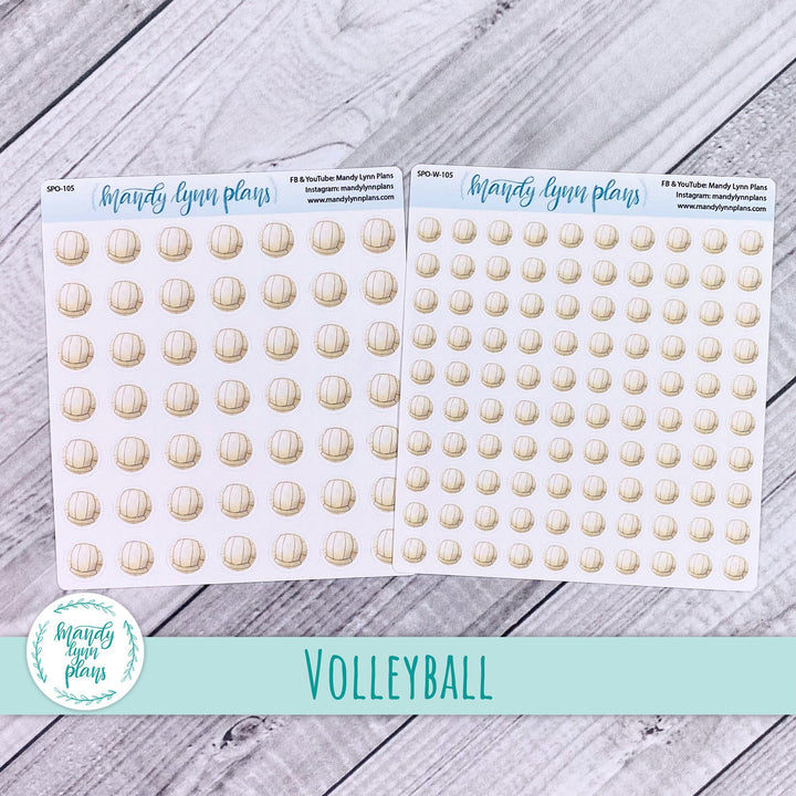 Volleyball Sports Stickers || 105