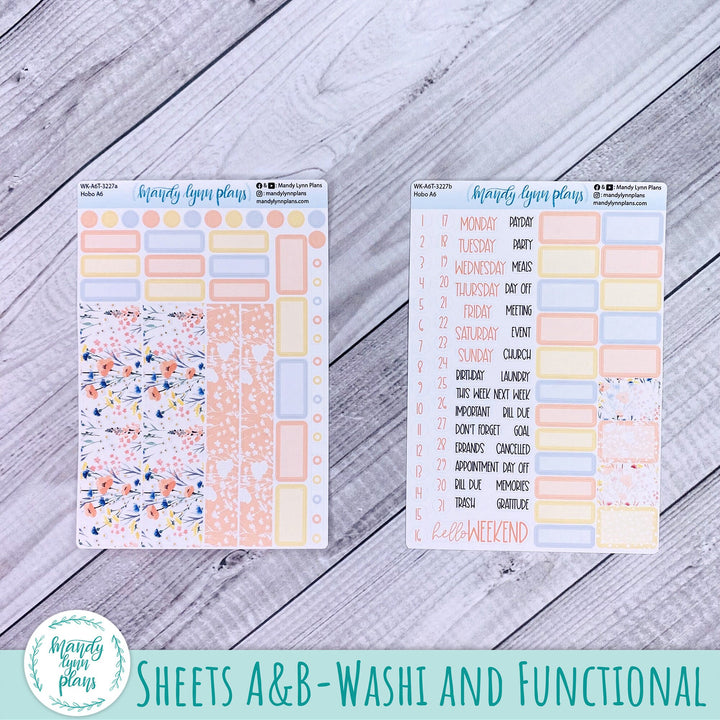 Hobonichi A6 Weekly Kit || Wildflowers || WK-A6T-3227