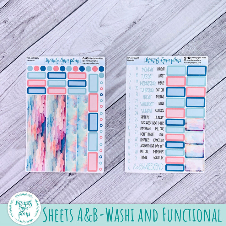 Hobonichi A6 Weekly Kit || Abstract Sky || WK-A6T-3229