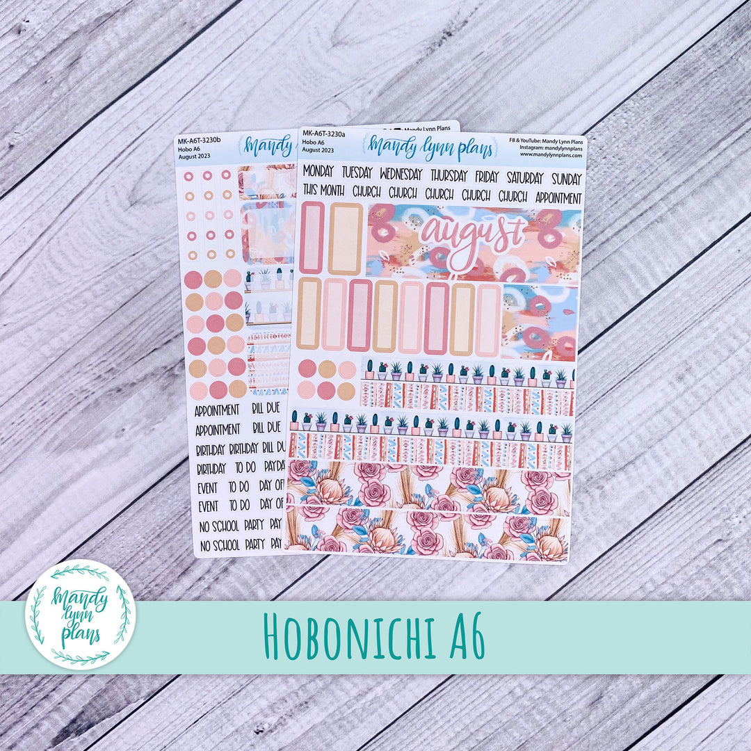 Hobonichi A6 August 2023 Monthly Kit || Desert Cactus || MK-A6T-3230