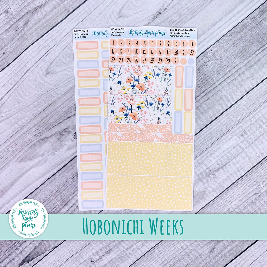 Any Month Hobonichi Weeks Monthly Kit || Wildflowers || MK-W-2227
