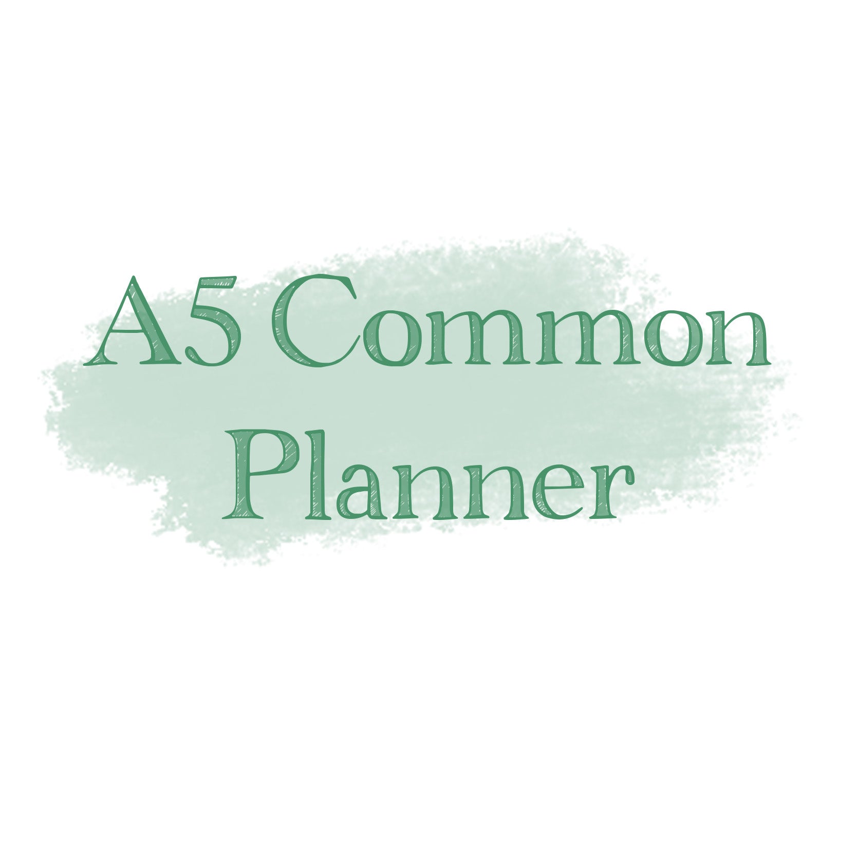 A5 Common Planner – Mandy Lynn Plans