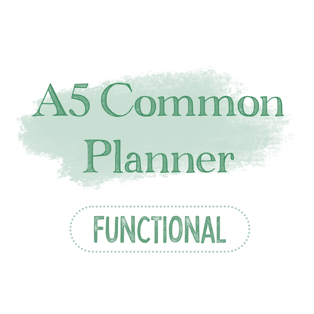 A5 Common Planner Functional