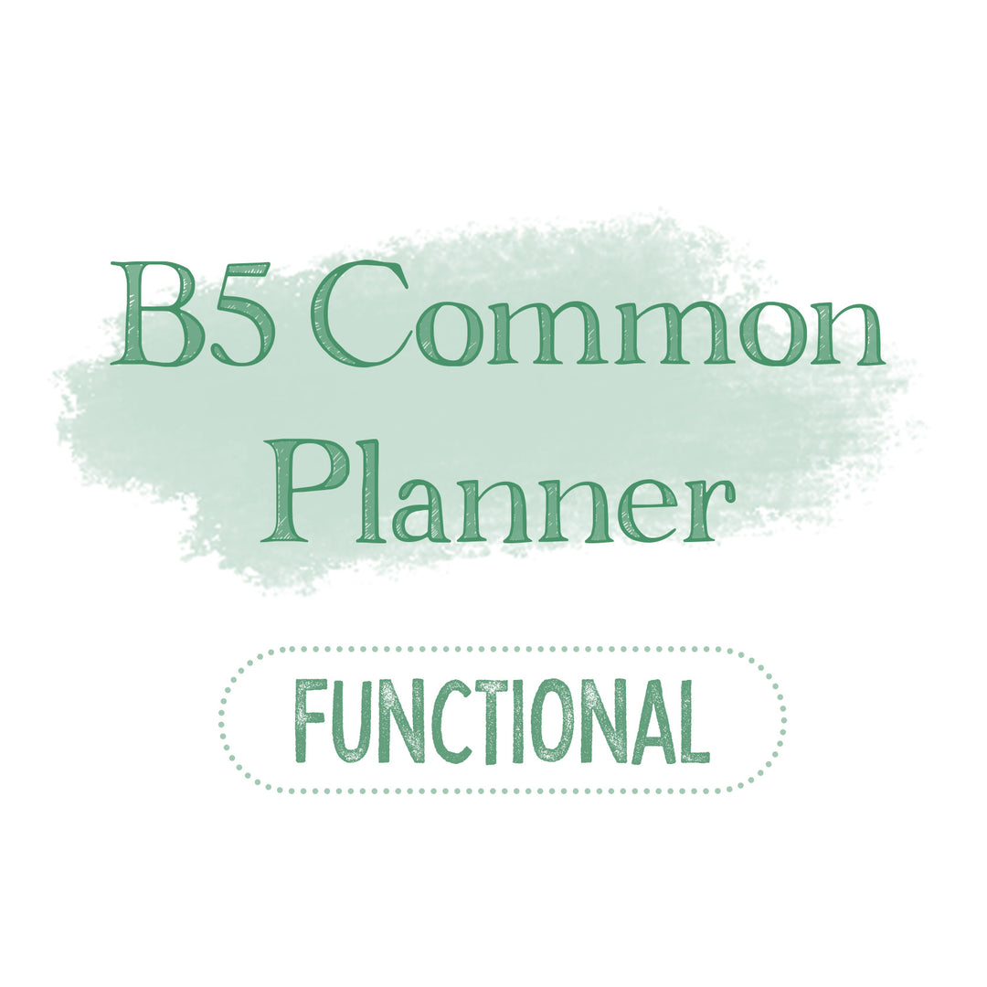 B5 Common Planner Functional