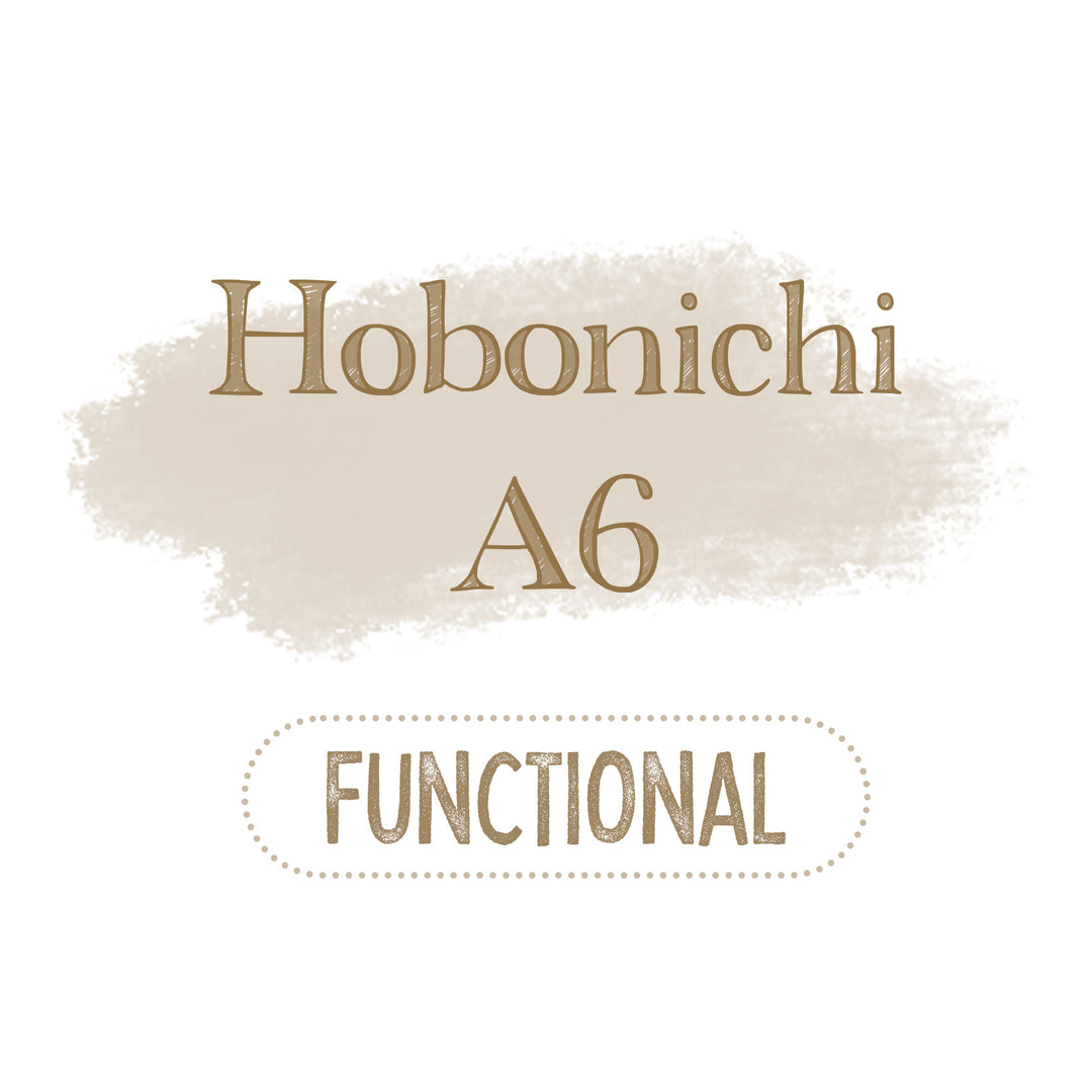 Hobonichi A6 Functional