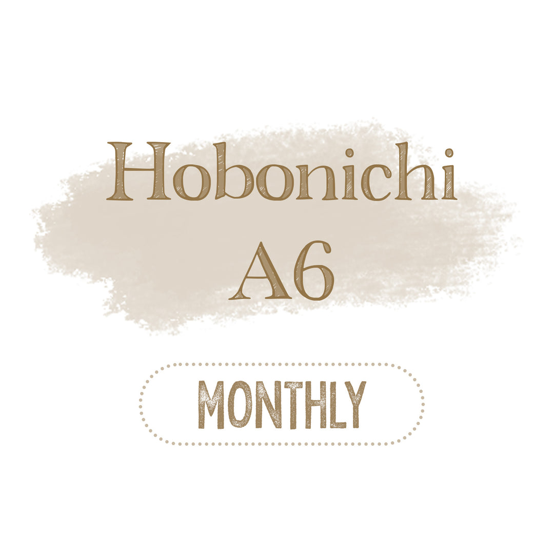 Hobonichi A6 Monthly