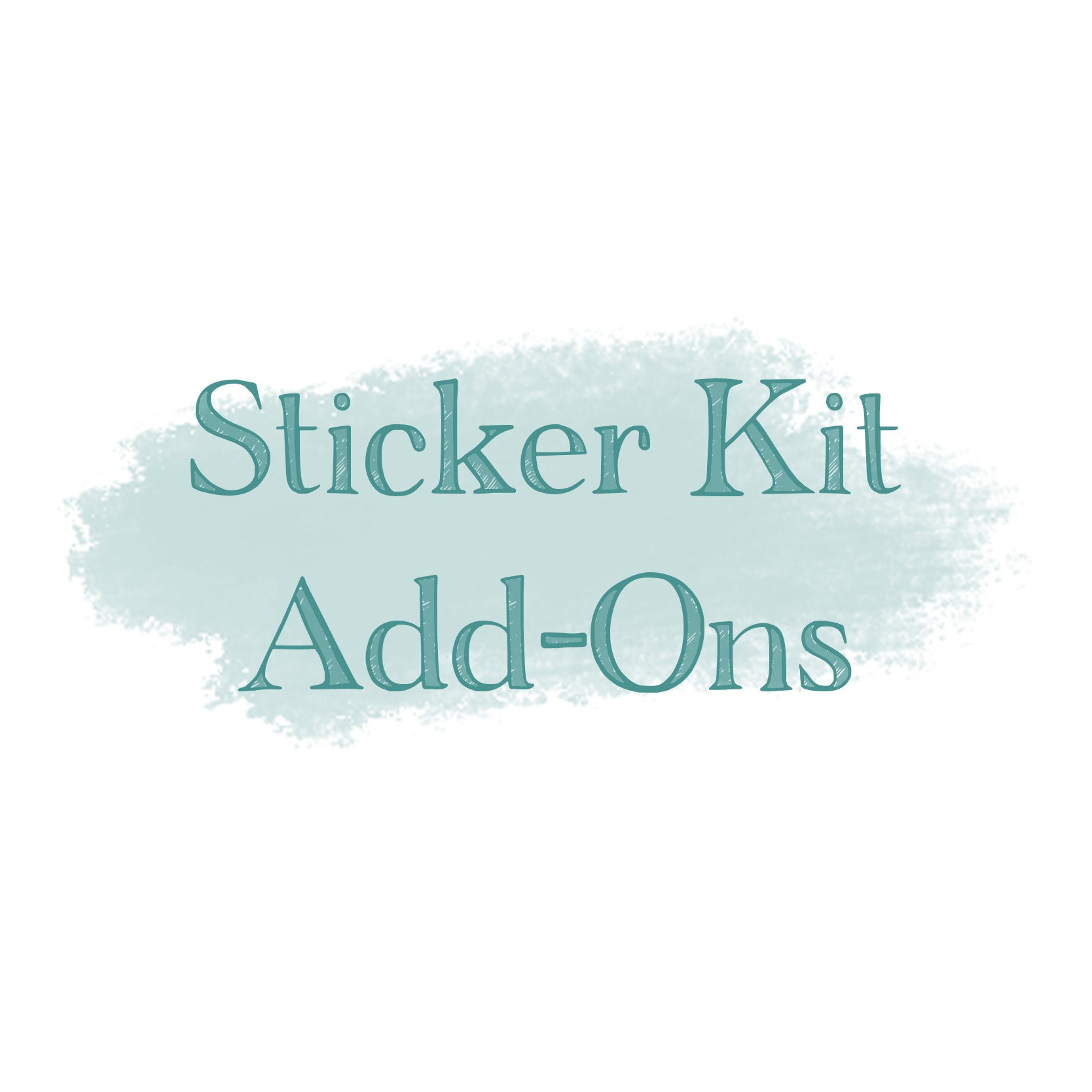 Add On Sticker Sticker Kit Add-Ons – Mandy Lynn Plans