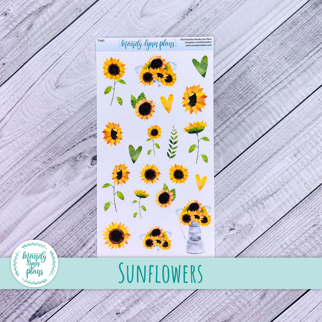 Sunflower Doodles || T-043