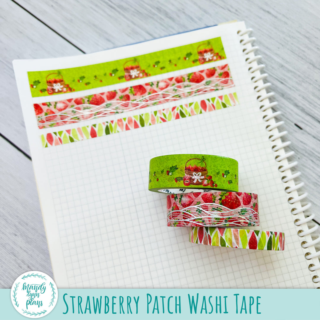 Hobonichi Weeks Weekly Kit || Strawberry Patch || WK-W-2264